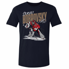 Sergei Bobrovsky Men's Cotton T-Shirt | 500 LEVEL