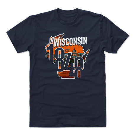 Wisconsin Men's Cotton T-Shirt | 500 LEVEL