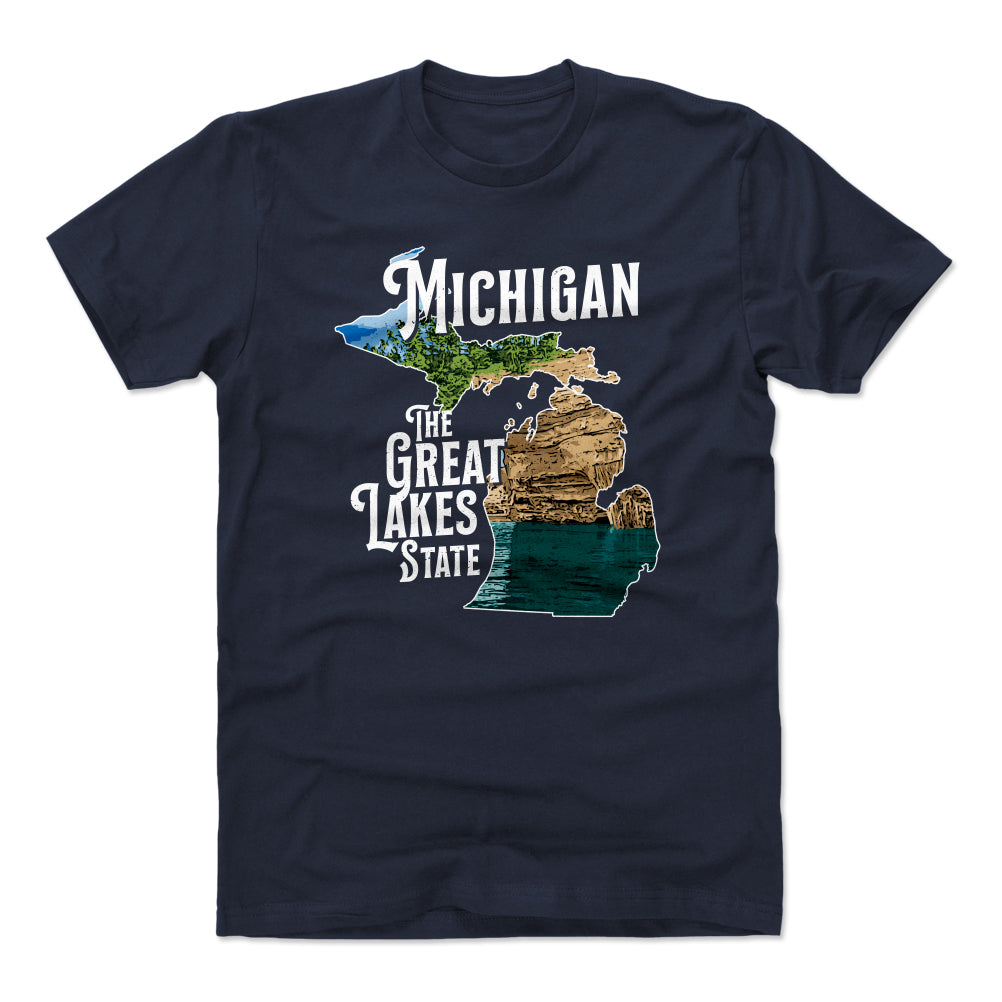 Michigan Men's Cotton T-Shirt | 500 LEVEL
