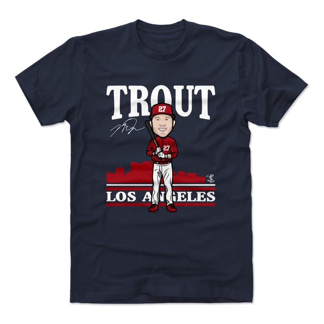 Mike Trout Men's Cotton T-Shirt | 500 LEVEL