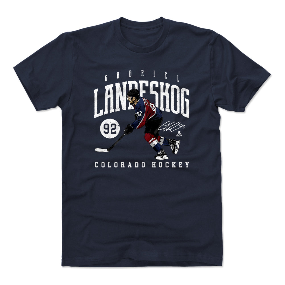 Gabriel Landeskog Men's Cotton T-Shirt | 500 LEVEL