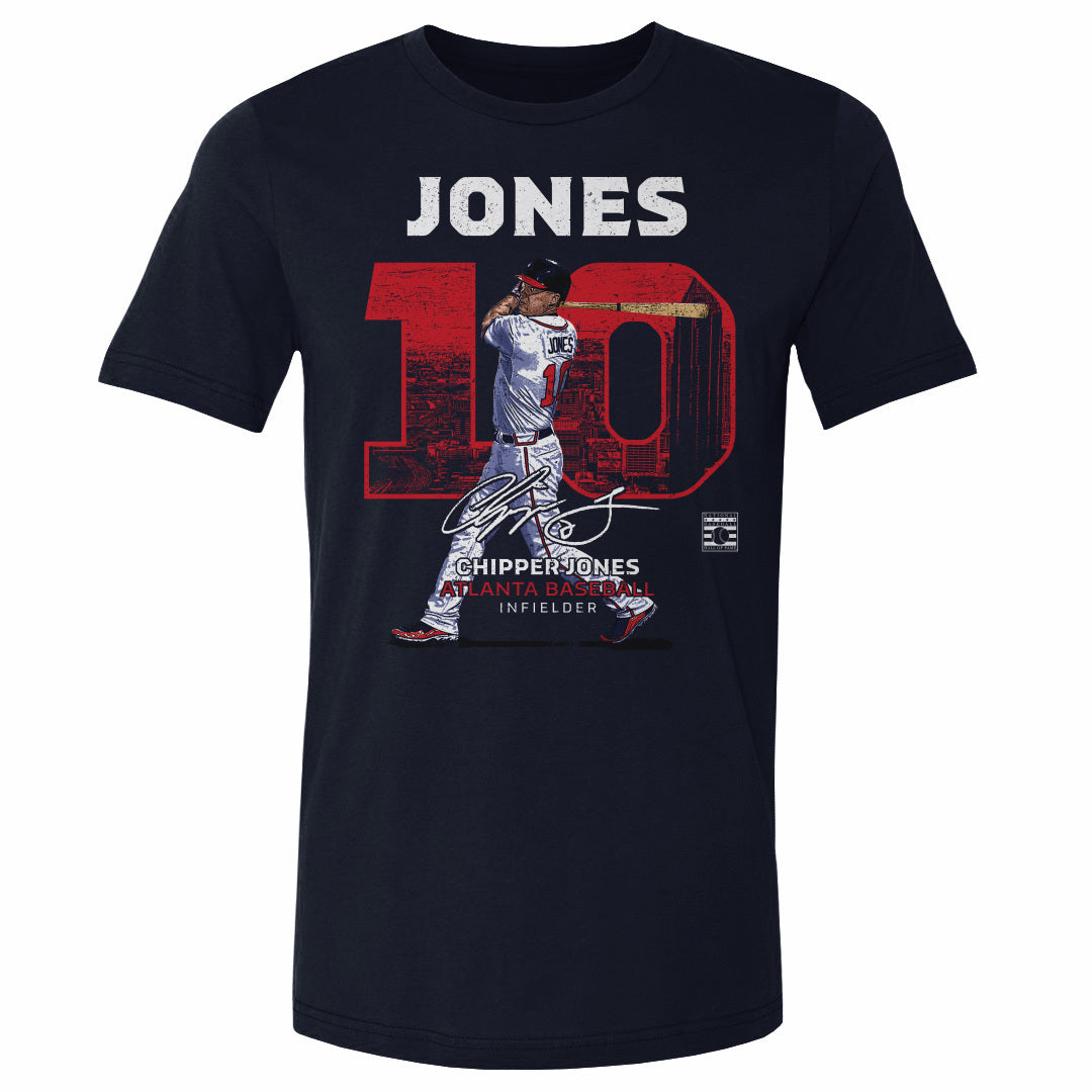 Chipper Jones Men&#39;s Cotton T-Shirt | 500 LEVEL