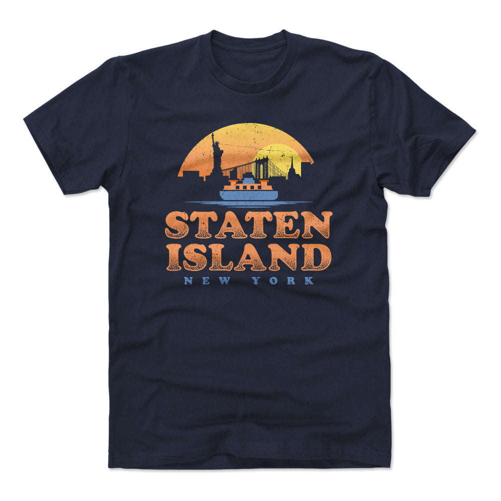 Staten Island Men&#39;s Cotton T-Shirt | 500 LEVEL