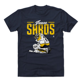 Juuse Saros Men's Cotton T-Shirt | 500 LEVEL