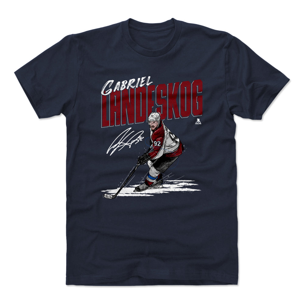 Gabriel Landeskog Men's Cotton T-Shirt | 500 LEVEL