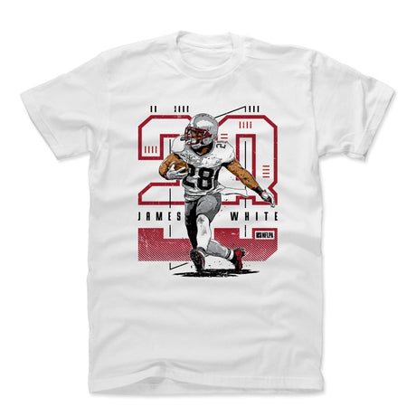 James White Men's Cotton T-Shirt | 500 LEVEL