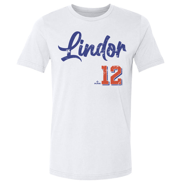Francisco Lindor Men's Cotton T-Shirt | 500 LEVEL