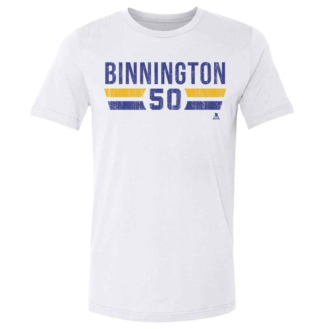 Jordan Binnington Men's Cotton T-Shirt | 500 LEVEL