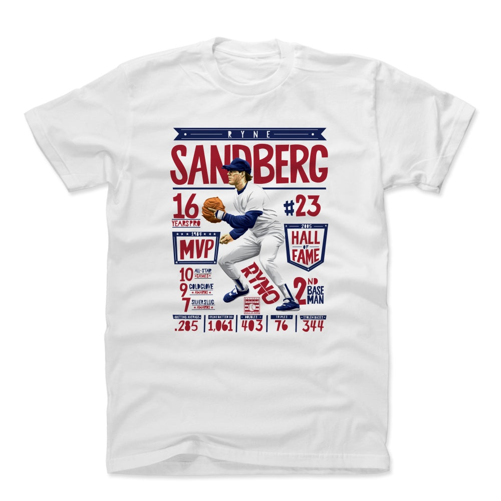 Ryne Sandberg Men's Cotton T-Shirt | 500 LEVEL