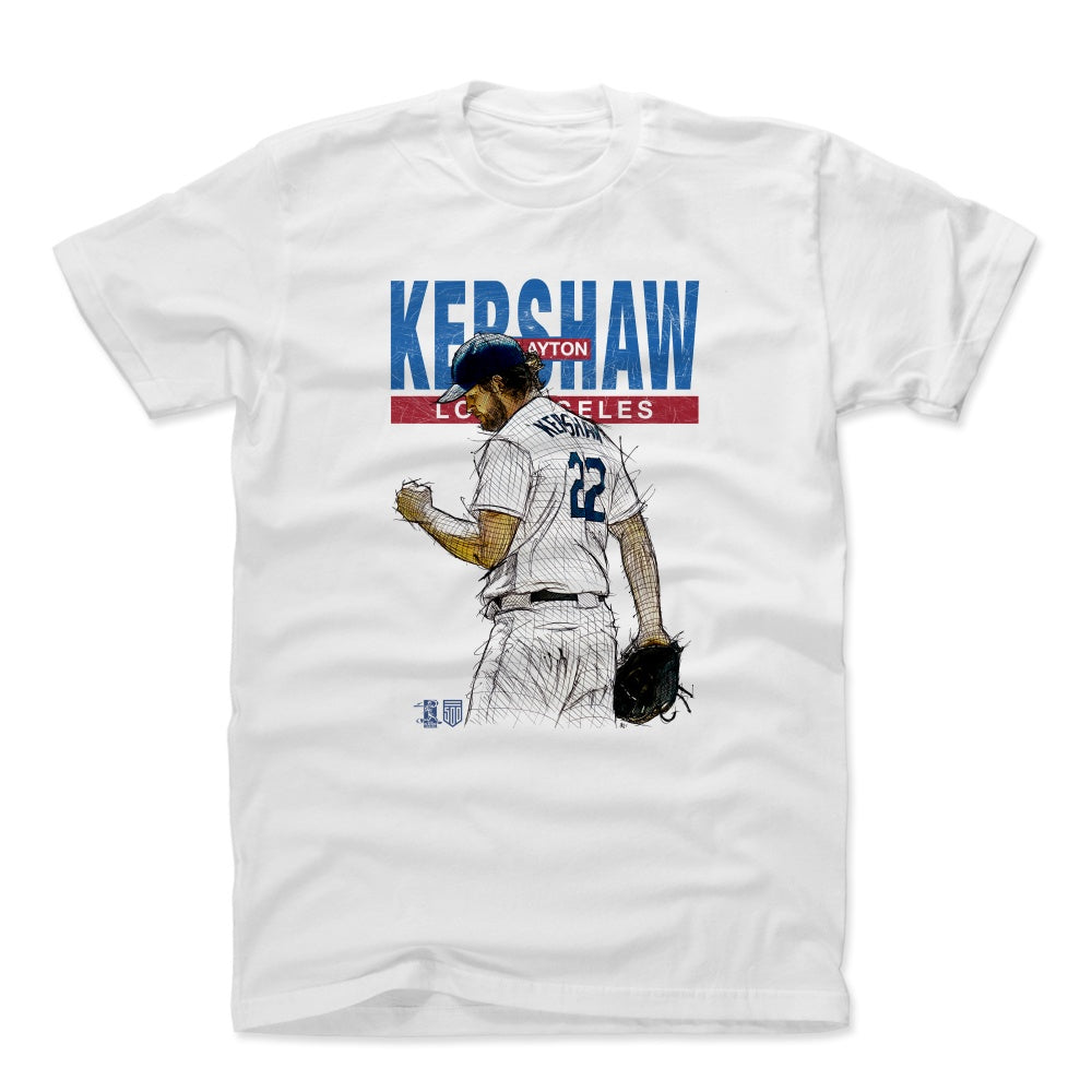 Clayton Kershaw Men's Cotton T-Shirt | 500 LEVEL