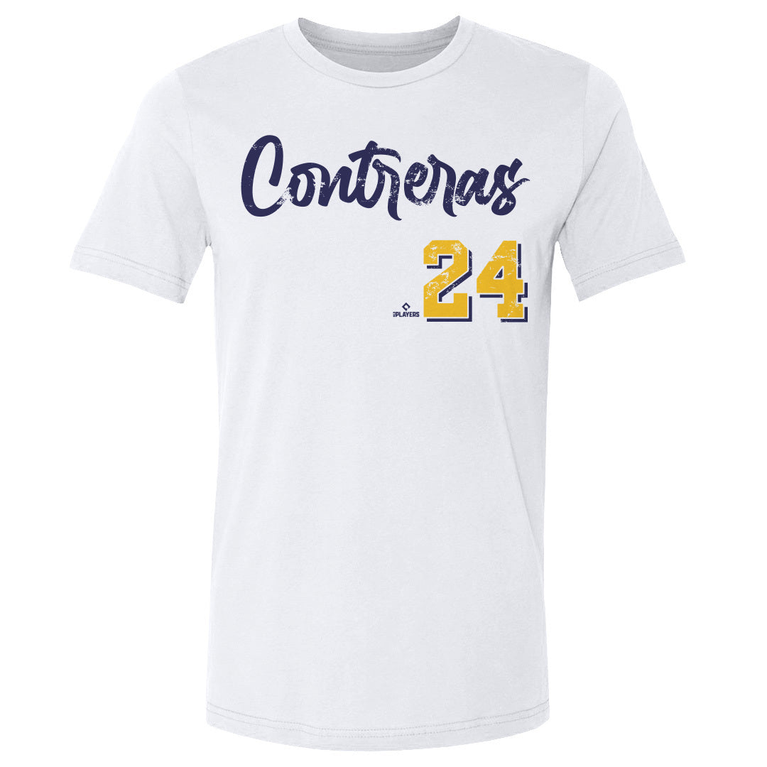 William Contreras Men&#39;s Cotton T-Shirt | 500 LEVEL