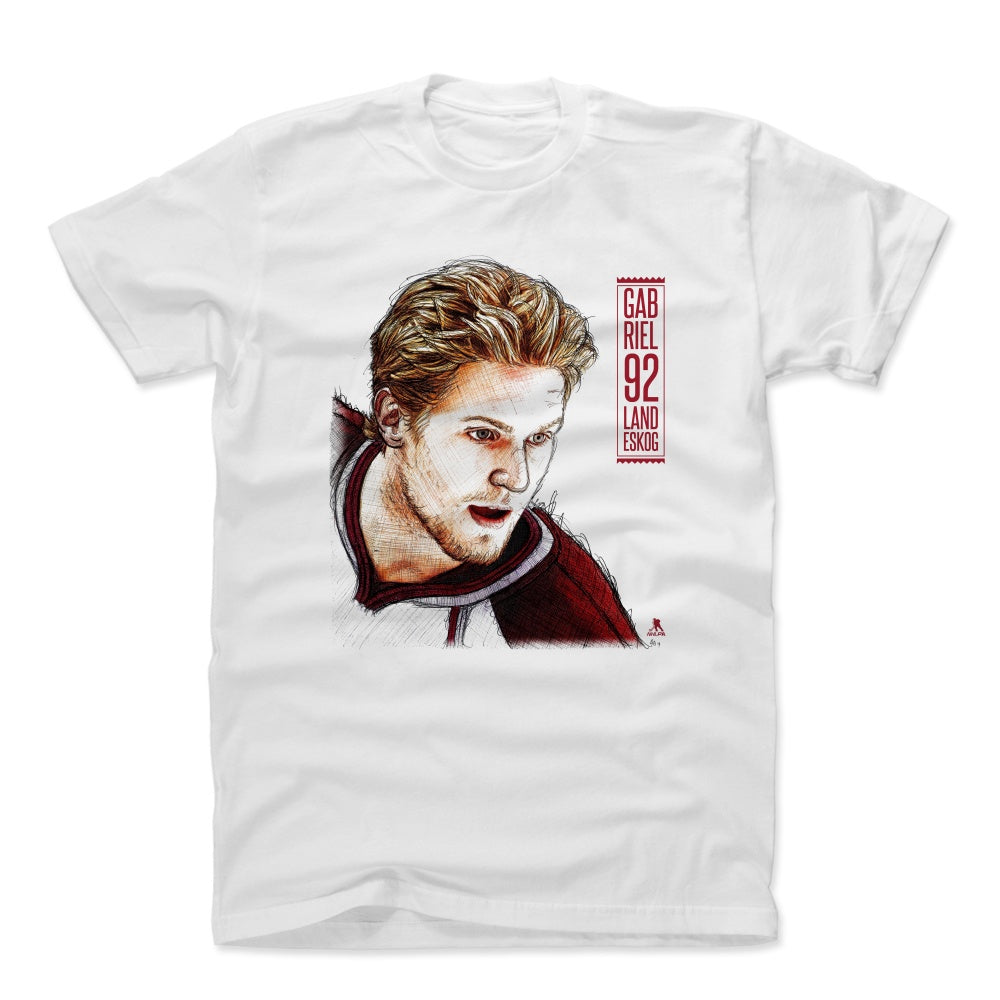 Gabriel Landeskog Men's Cotton T-Shirt | 500 LEVEL