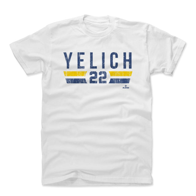 Christian Yelich Men's Cotton T-Shirt | 500 LEVEL