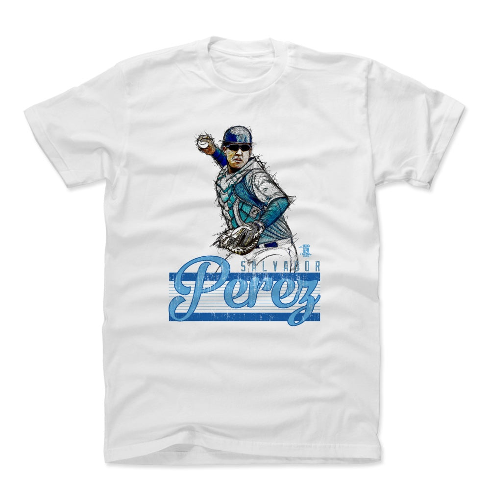 Salvador Perez Men's Cotton T-Shirt | 500 LEVEL