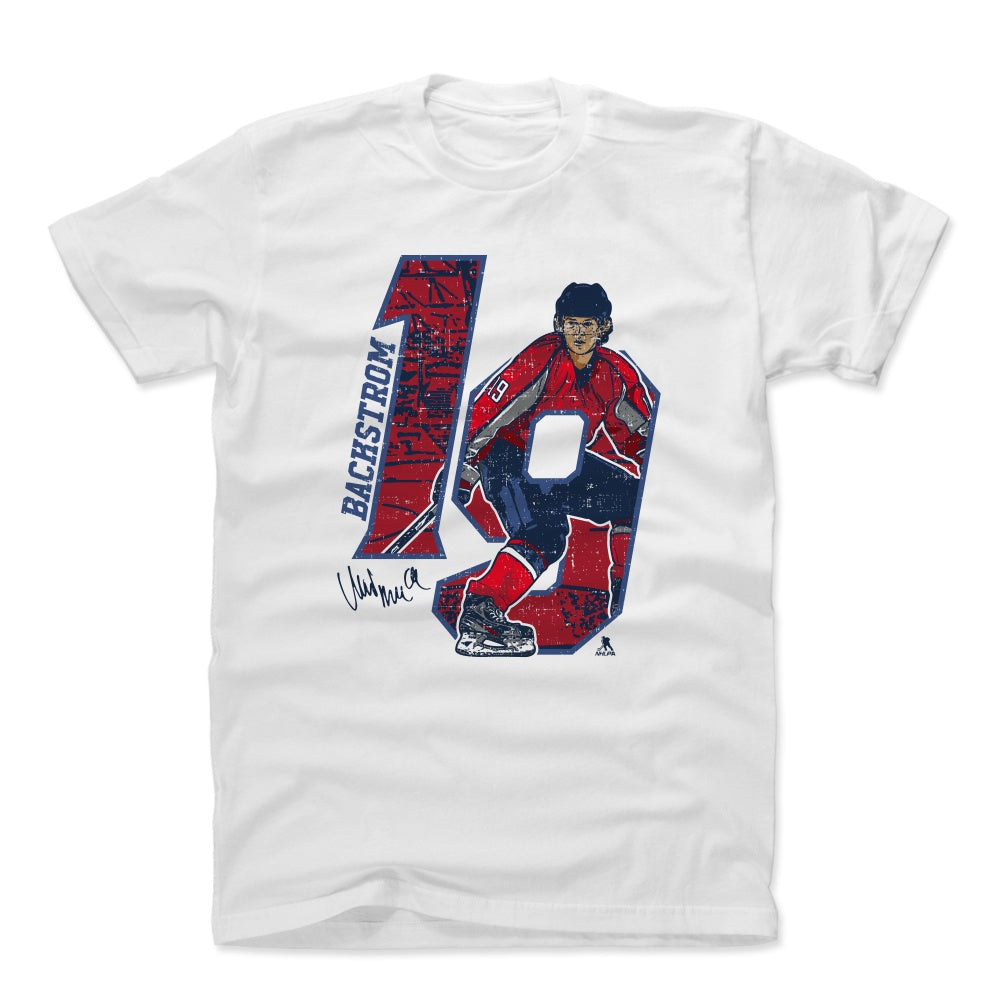 Nicklas Backstrom Men's Cotton T-Shirt | 500 LEVEL