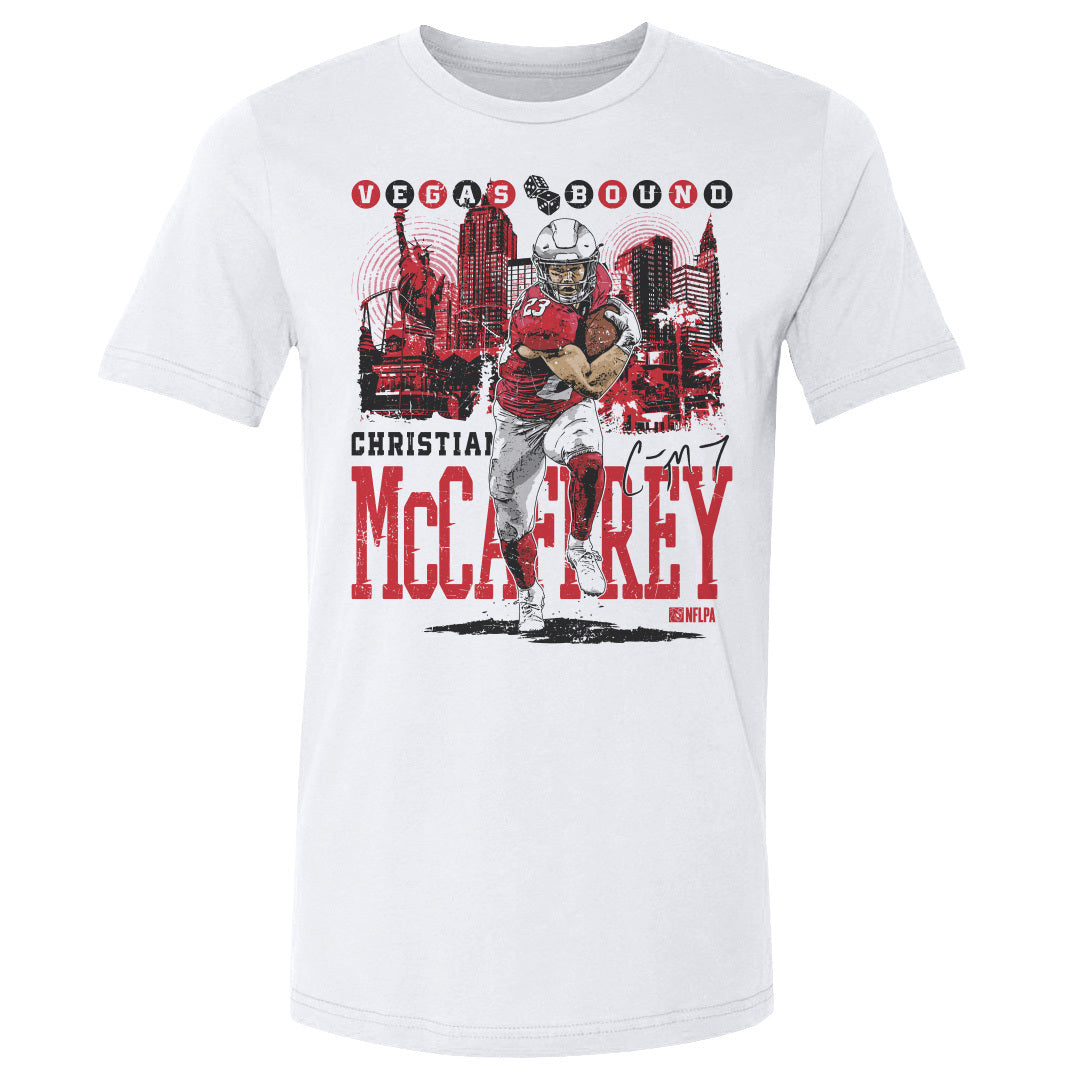 Christian McCaffrey Men&#39;s Cotton T-Shirt | 500 LEVEL