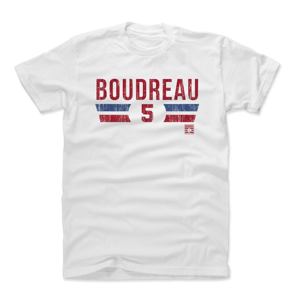 Lou Boudreau Men&#39;s Cotton T-Shirt | 500 LEVEL