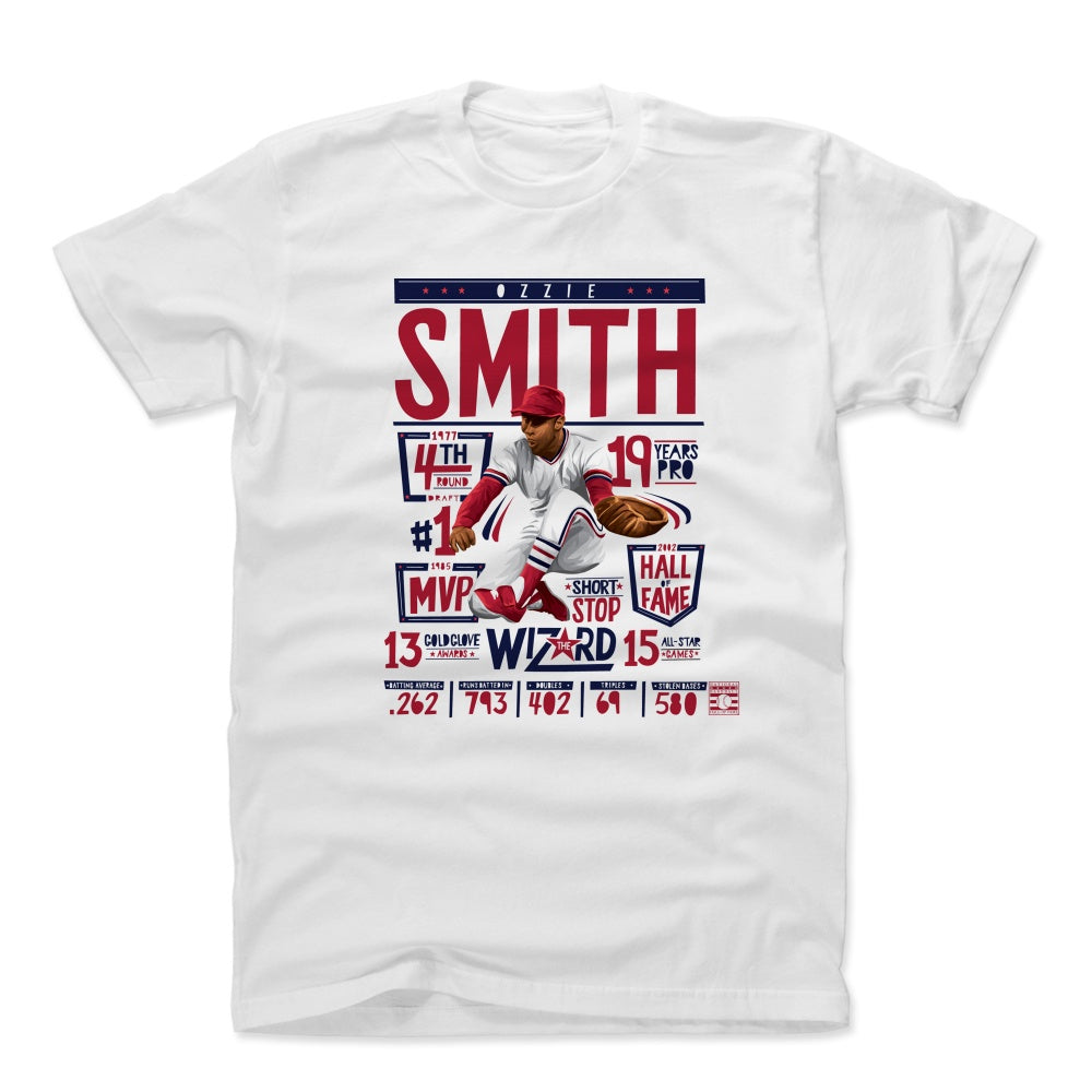 Ozzie Smith Men's Cotton T-Shirt | 500 LEVEL