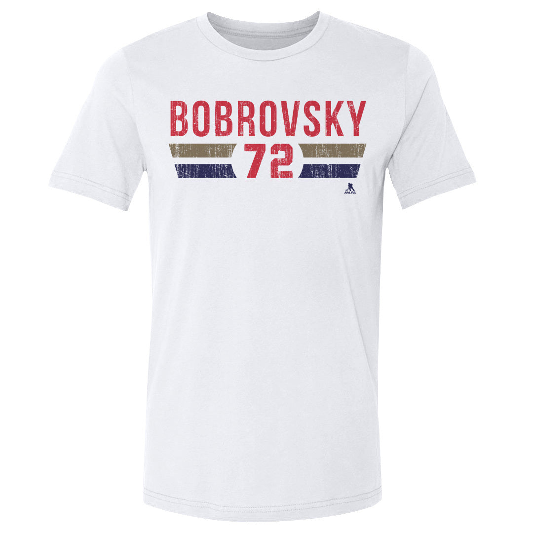 Sergei Bobrovsky Men&#39;s Cotton T-Shirt | 500 LEVEL
