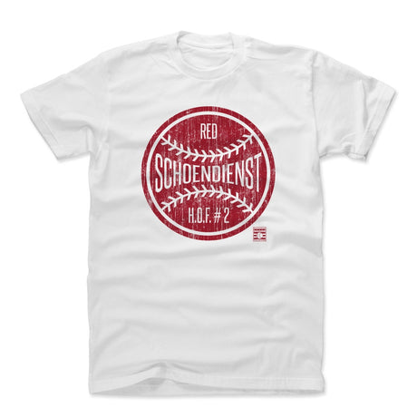 Red Schoendienst Men's Cotton T-Shirt | 500 LEVEL