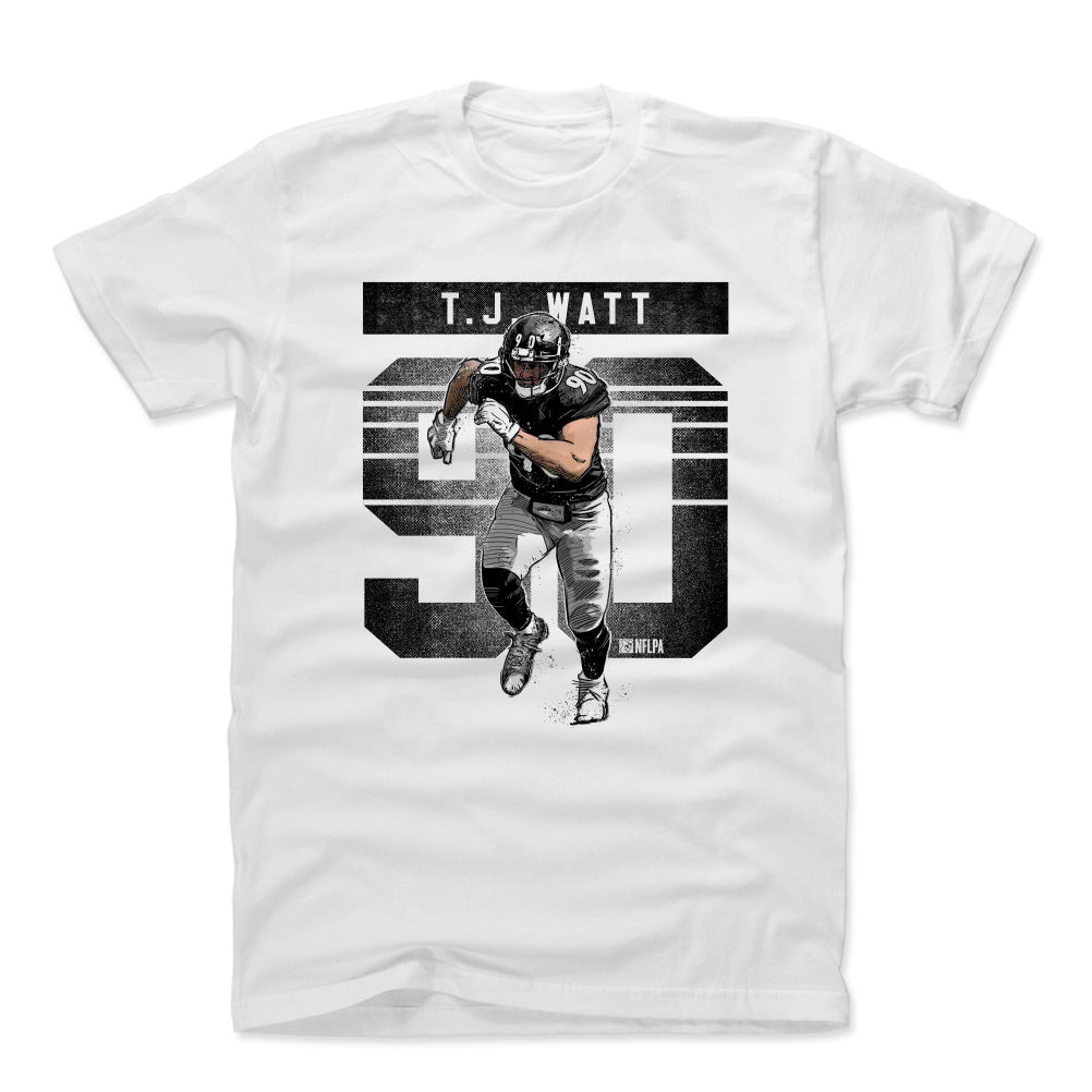 T.J. Watt Shirt, Pittsburgh Football Men's Cotton T-Shirt