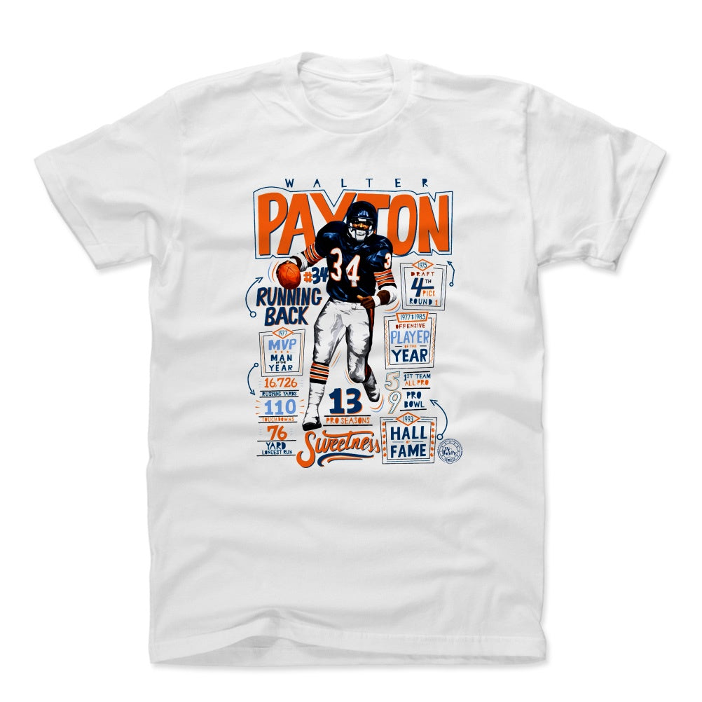 Walter Payton Men&#39;s Cotton T-Shirt | 500 LEVEL