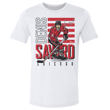 Denis Savard Men's Cotton T-Shirt | 500 LEVEL