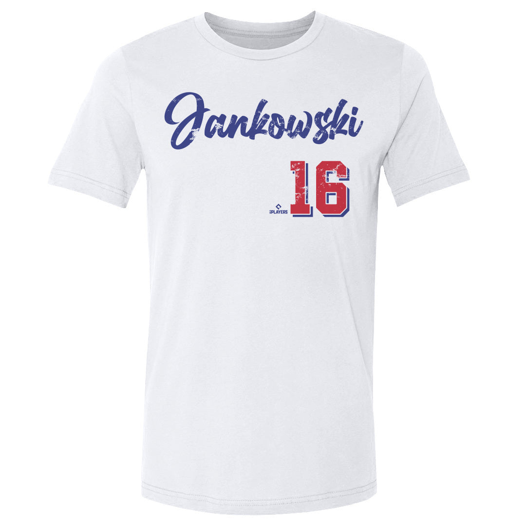 Travis Jankowski Men&#39;s Cotton T-Shirt | 500 LEVEL