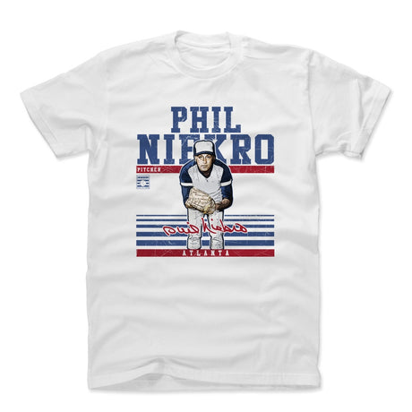 Phil Niekro Men's Cotton T-Shirt | 500 LEVEL