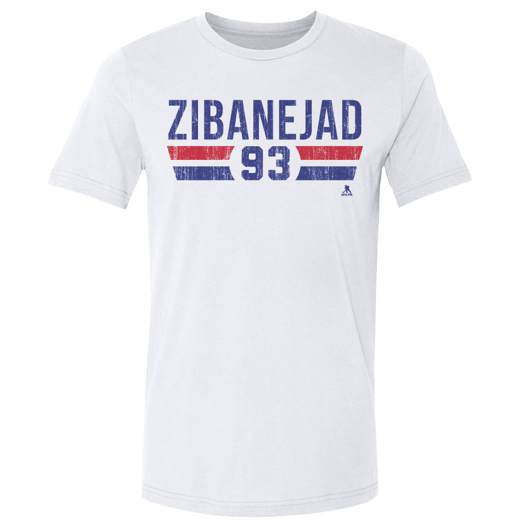 Mika Zibanejad Men&#39;s Cotton T-Shirt | 500 LEVEL