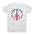 Peace Sign Men's Cotton T-Shirt | 500 LEVEL