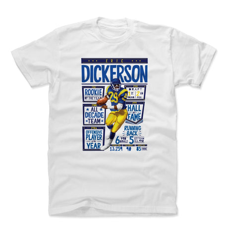 Eric Dickerson Men's Cotton T-Shirt | 500 LEVEL