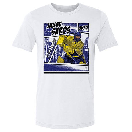 Juuse Saros Men's Cotton T-Shirt | 500 LEVEL