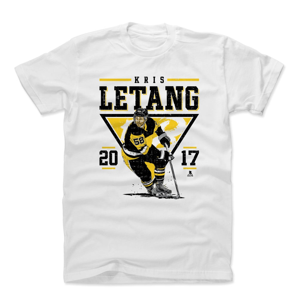 Pittsburgh Penguins Men's 500 Level Kris Letang Pittsburgh White T-Shirt