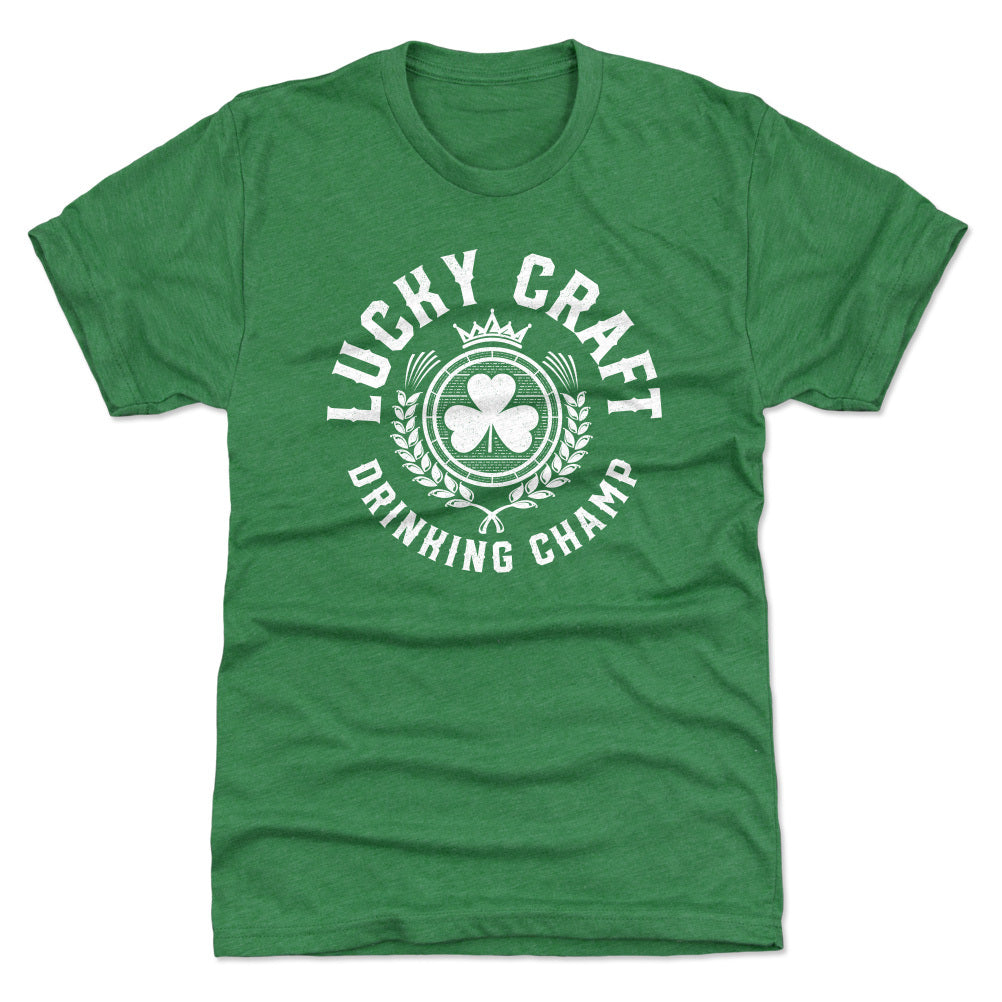 St. Patrick&#39;s Day 3 Leaf Clover Men&#39;s Premium T-Shirt | 500 LEVEL