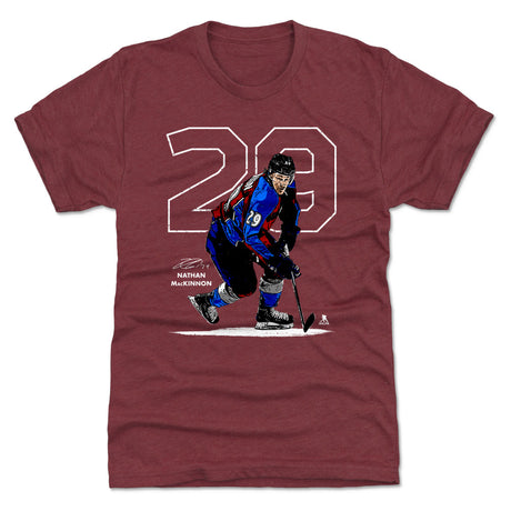 Nathan MacKinnon Men's Premium T-Shirt | 500 LEVEL