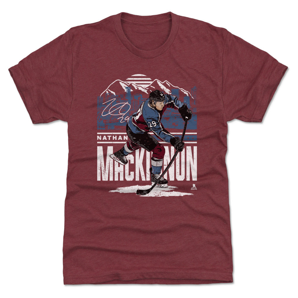 Nathan MacKinnon Men's Premium T-Shirt | 500 LEVEL