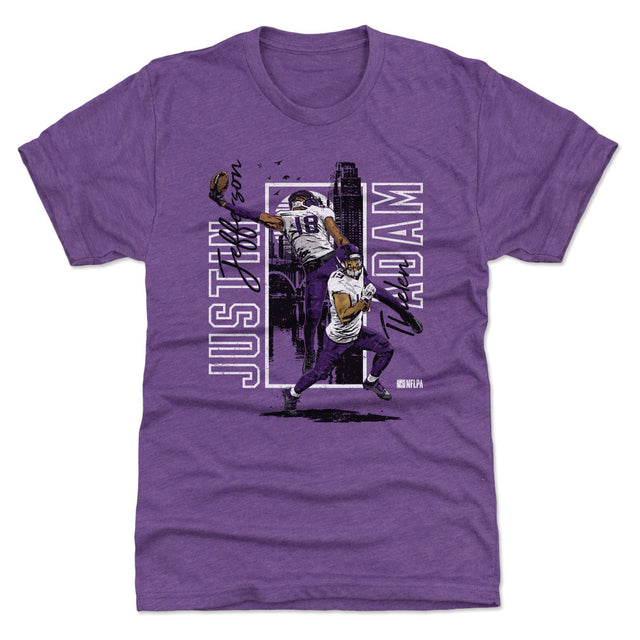 Justin Jefferson Men's Premium T-Shirt | 500 LEVEL