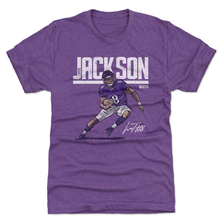 Lamar Jackson Men's Premium T-Shirt | 500 LEVEL