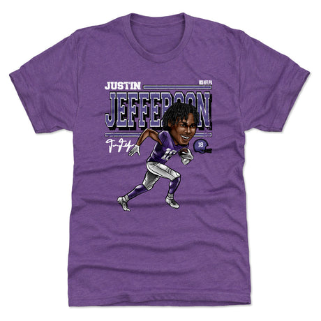 Justin Jefferson Men's Premium T-Shirt | 500 LEVEL