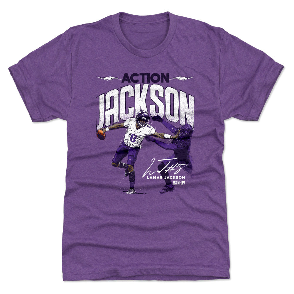 Lamar Jackson Men's Premium T-Shirt | 500 LEVEL
