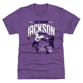 Lamar Jackson Men's Premium T-Shirt | 500 LEVEL