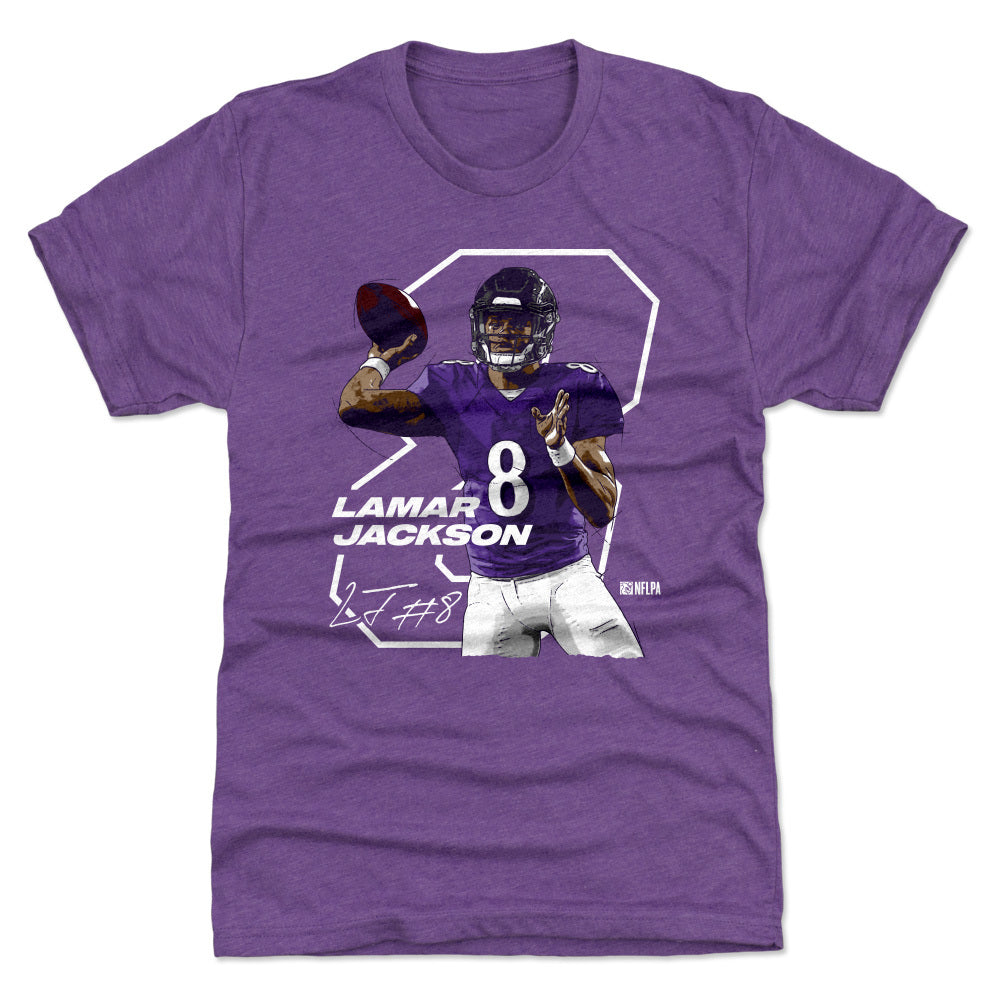 Lamar Jackson Men's Premium T-Shirt | 500 LEVEL