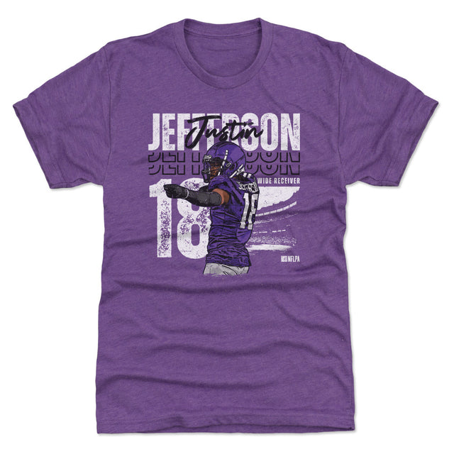 Justin Jefferson Men's Premium T-Shirt | 500 LEVEL
