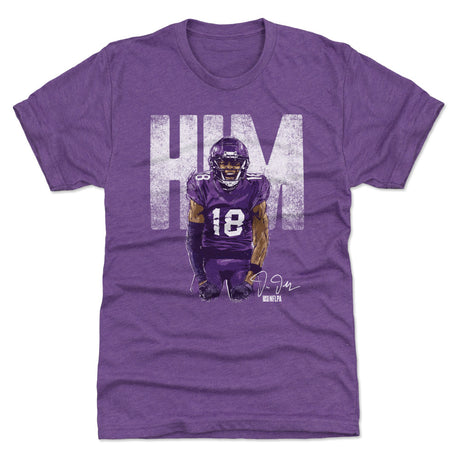 Justin Jefferson Men's Premium T-Shirt | 500 LEVEL