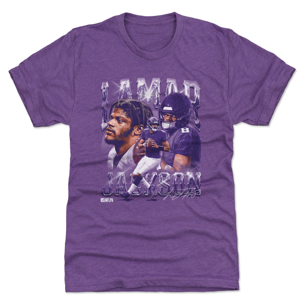 Lamar Jackson Men&#39;s Premium T-Shirt | 500 LEVEL