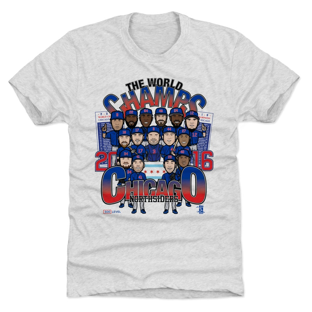Chicago Cubs Men's 500 Level Chicago Chicago White T-Shirt