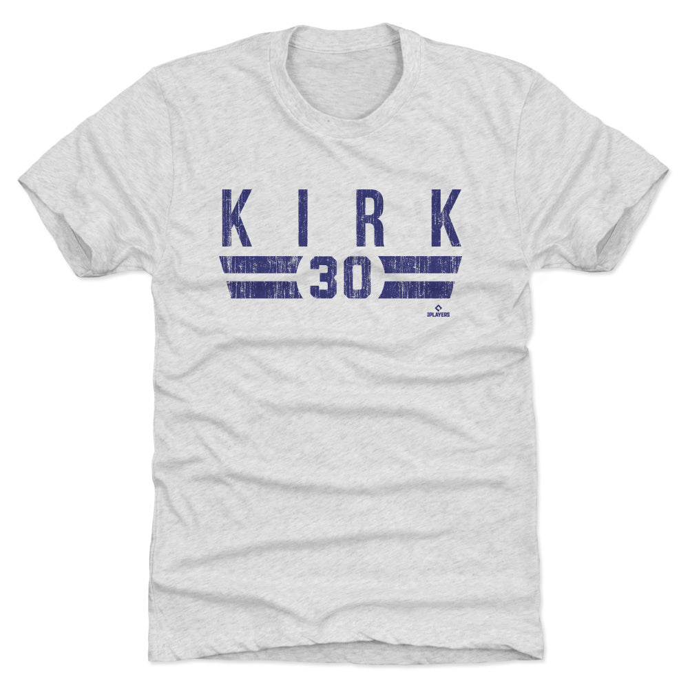 Toronto Blue Jays Alejandro Kirk Men's Premium T-Shirt - Tri Ash - Toronto | 500 Level Major League Baseball Players Association (MLBPA)