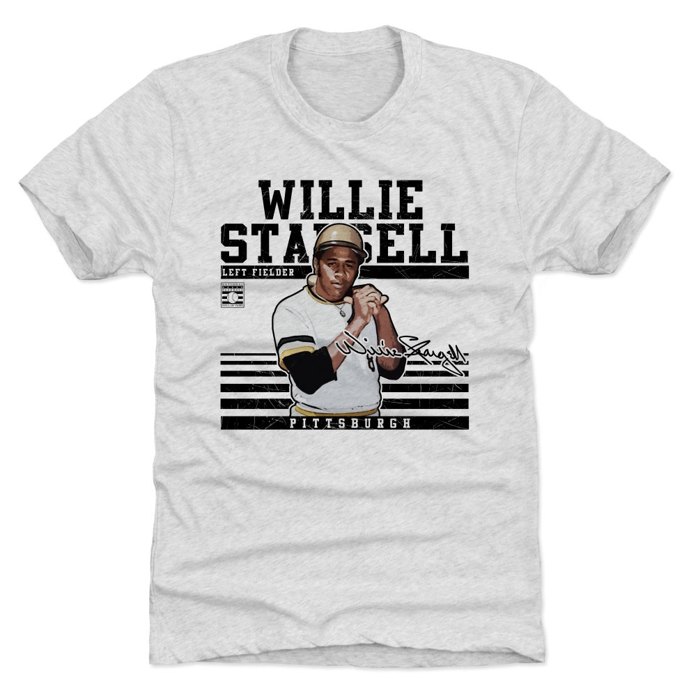 Pittsburgh Pirates Men's 500 Level Willie Stargell Pittsburgh Gray T-Shirt