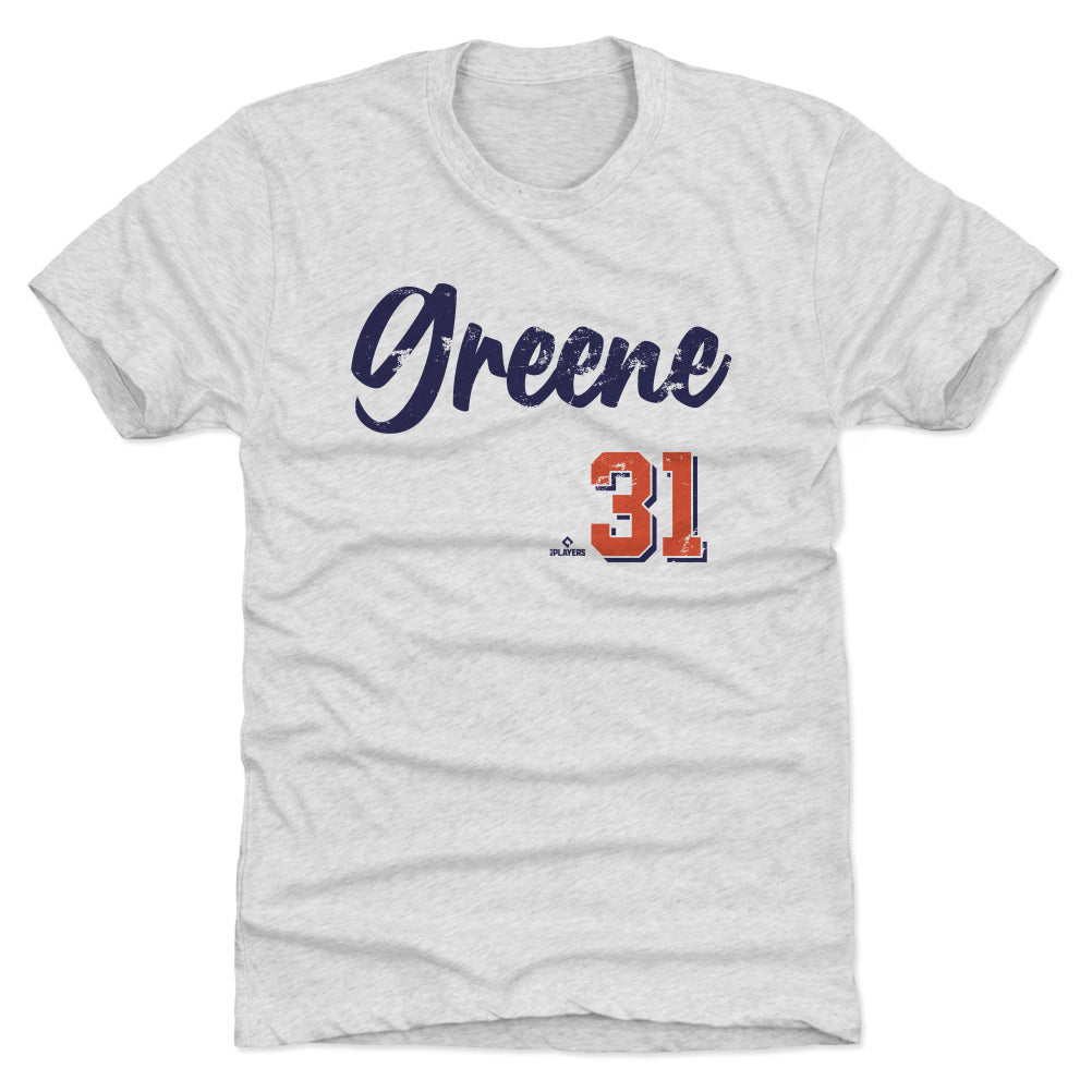 Detroit Tigers Riley Greene Men's Premium T-Shirt - Tri Ash - Detroit | 500 Level Major League Baseball Players Association (MLBPA)